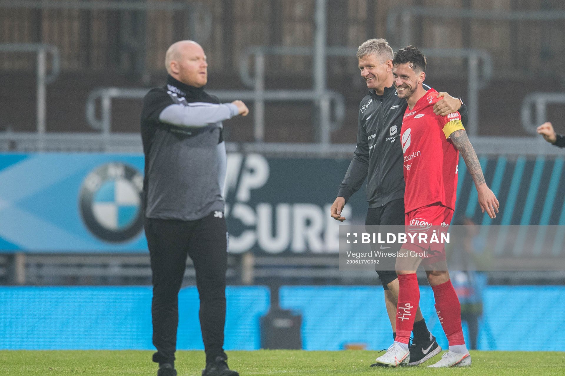 Lars Arne Nilsen, head coach and Daniel Alexander Pedersen