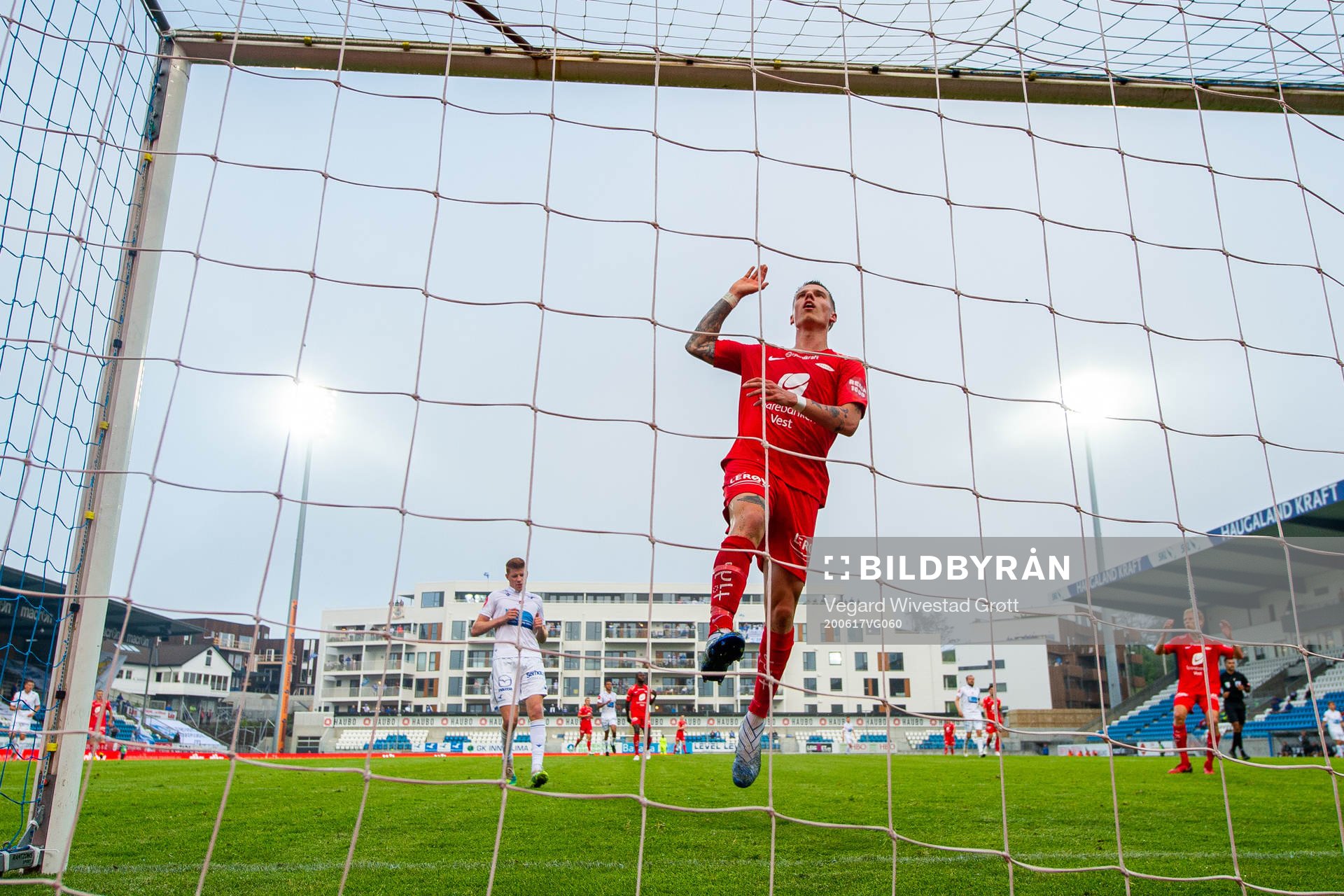 Robert Taylor of Brann reacts