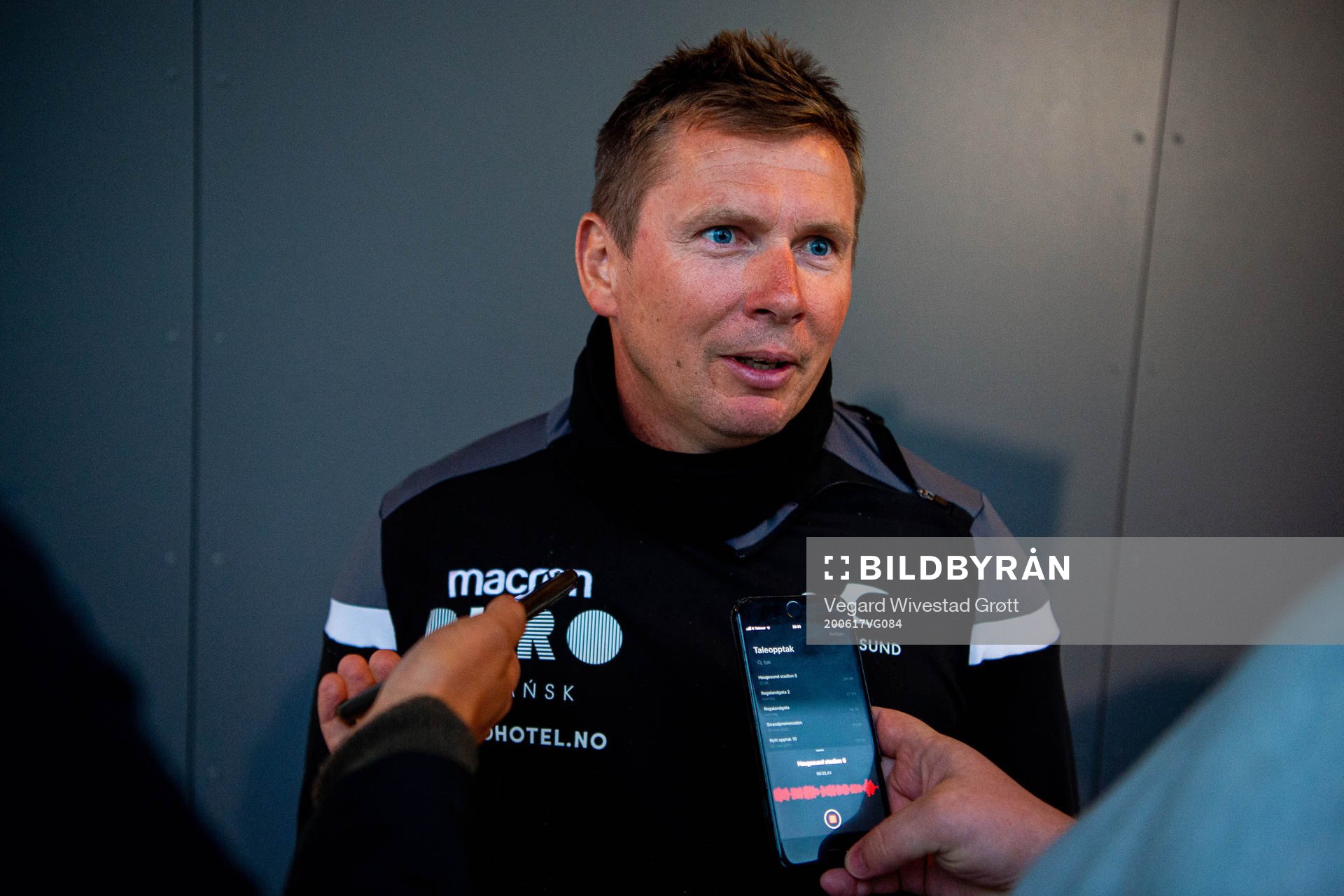 Jostein Grindhaug, head coach of Haugesund