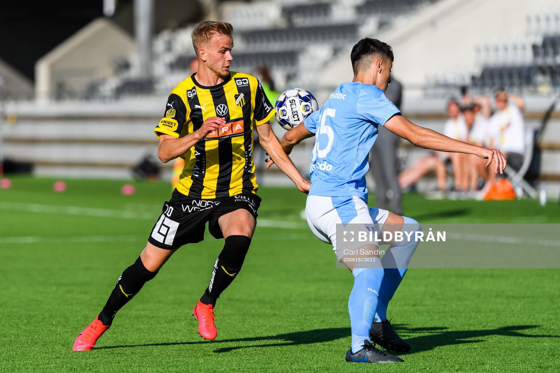Häckens Jasse Tuominen och Malmö FFs Anel Ahmedhodzic