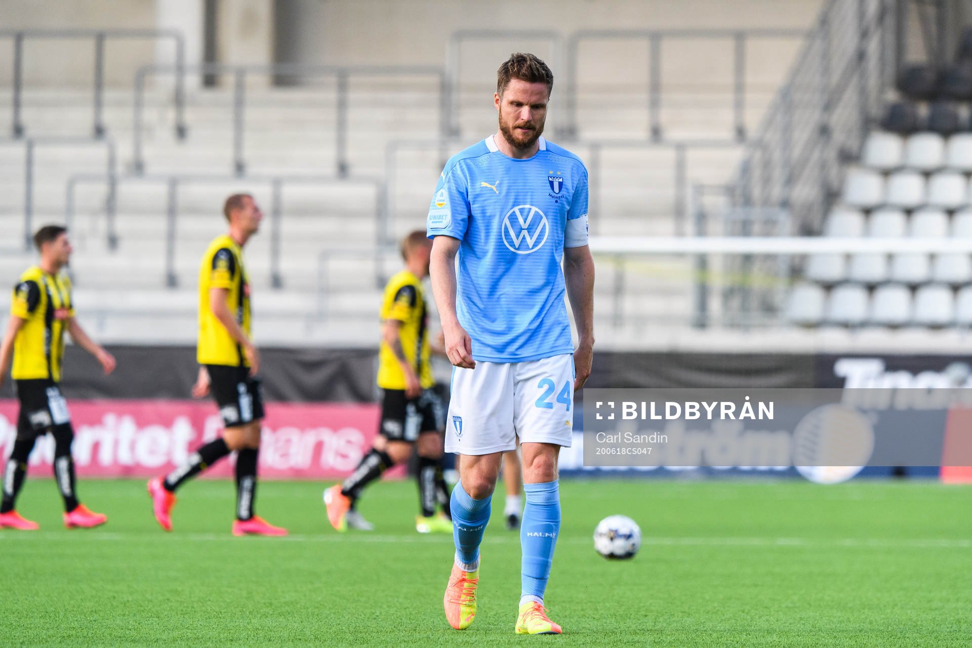 Malmö FFs Lasse Nielsen deppar