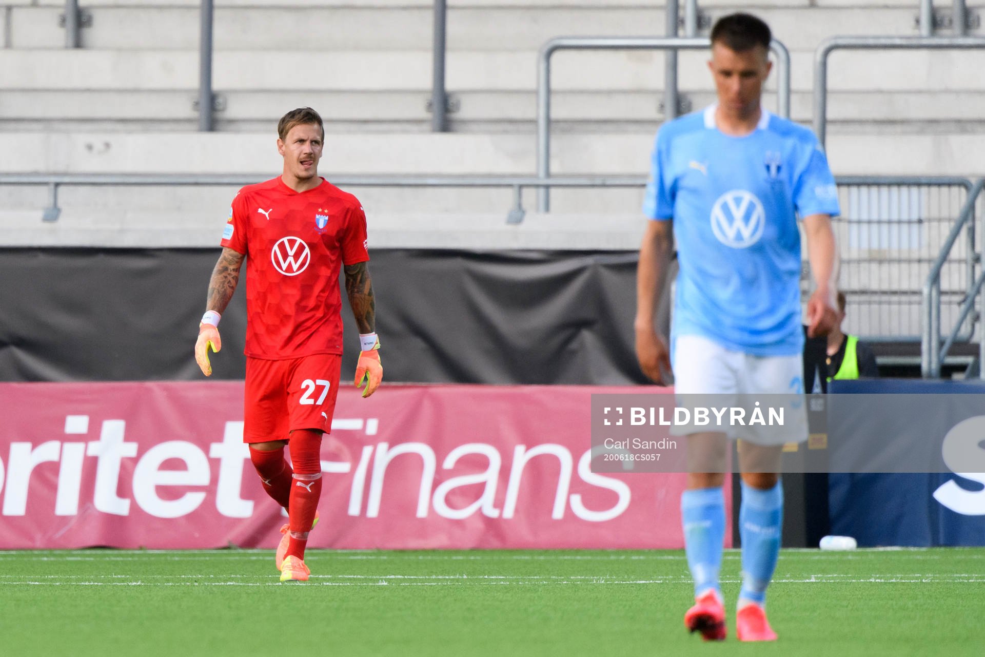 Malmö FFs målvakt Johan Dahlin