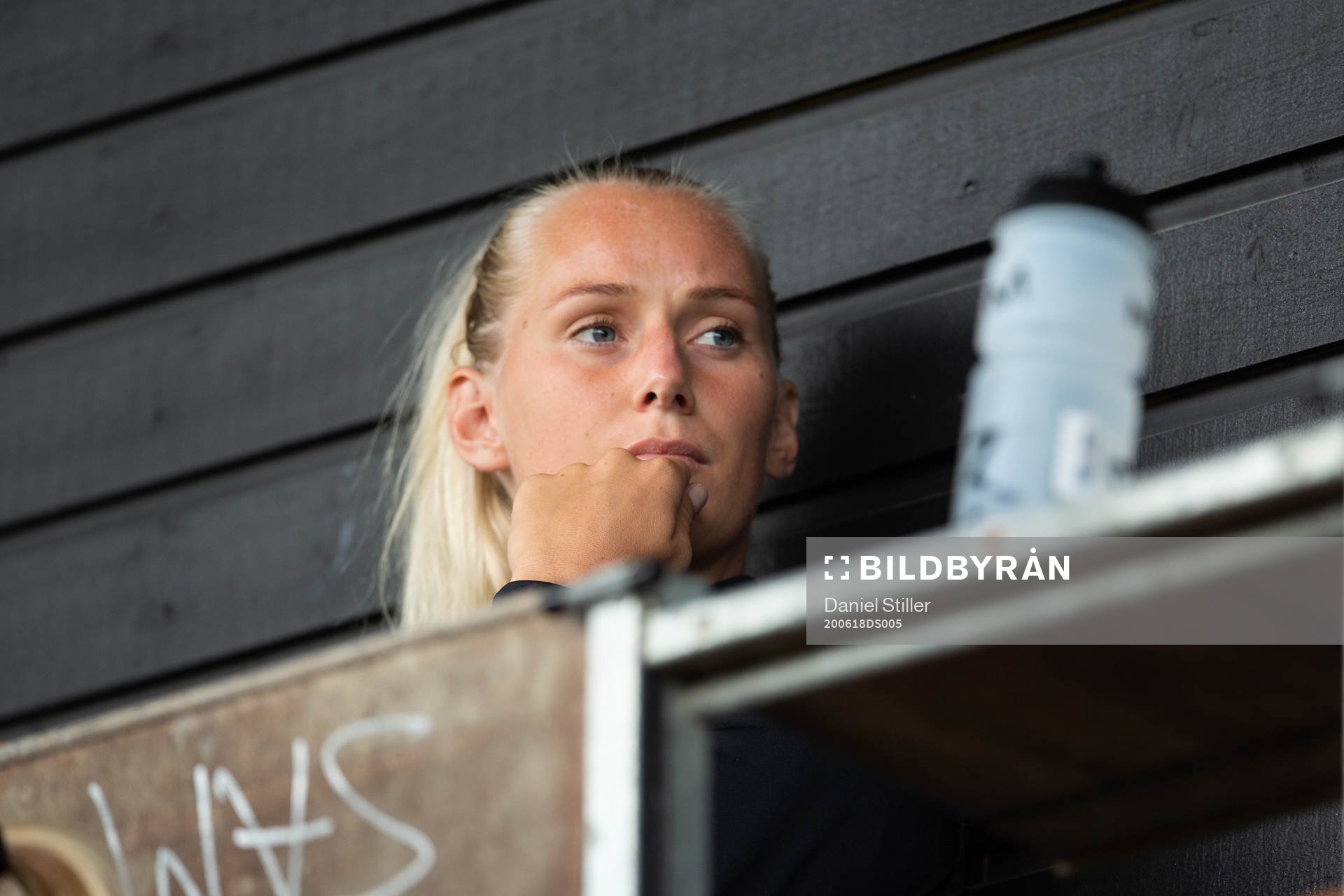 Göteborgs Stina Blackstenius på läktaren