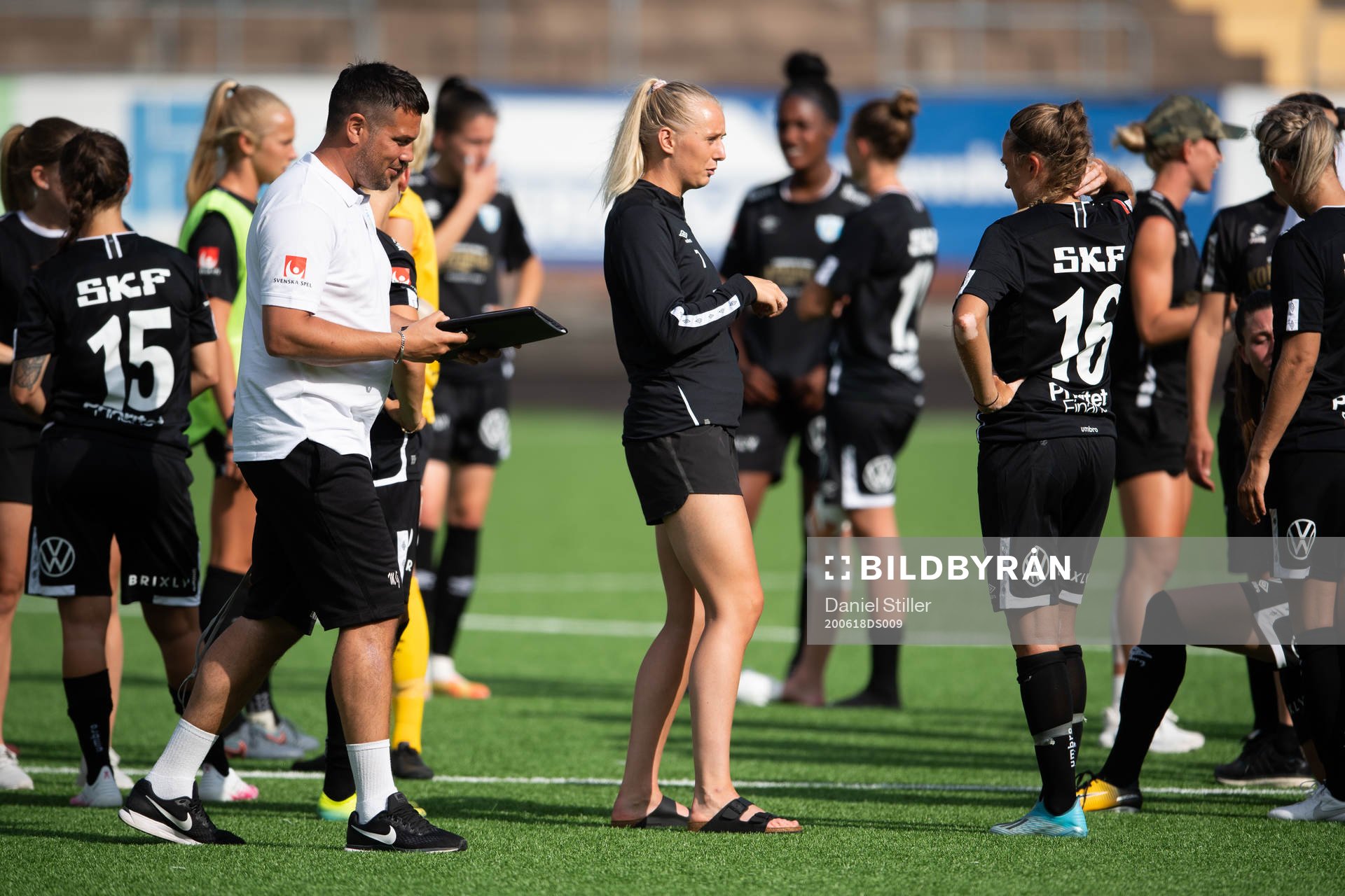 Göteborgs Stina Blackstenius efter en träningsmatch mellan Göteborg och Rosengård den 18 juni 2020 i Göteborg.