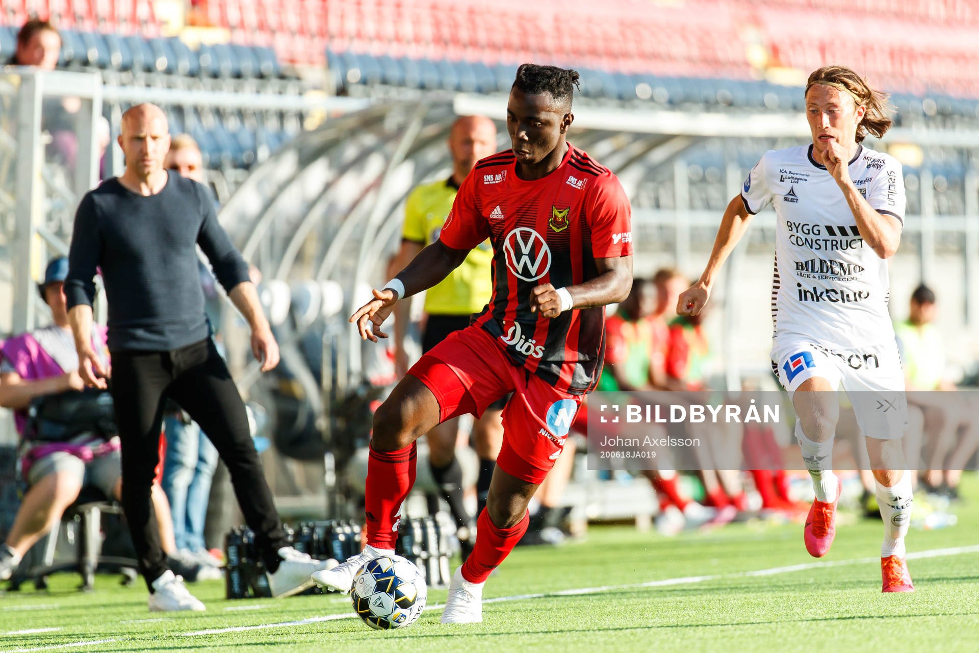 Östersunds Jordan Attah Kadiri och Sirius Axel Björnström