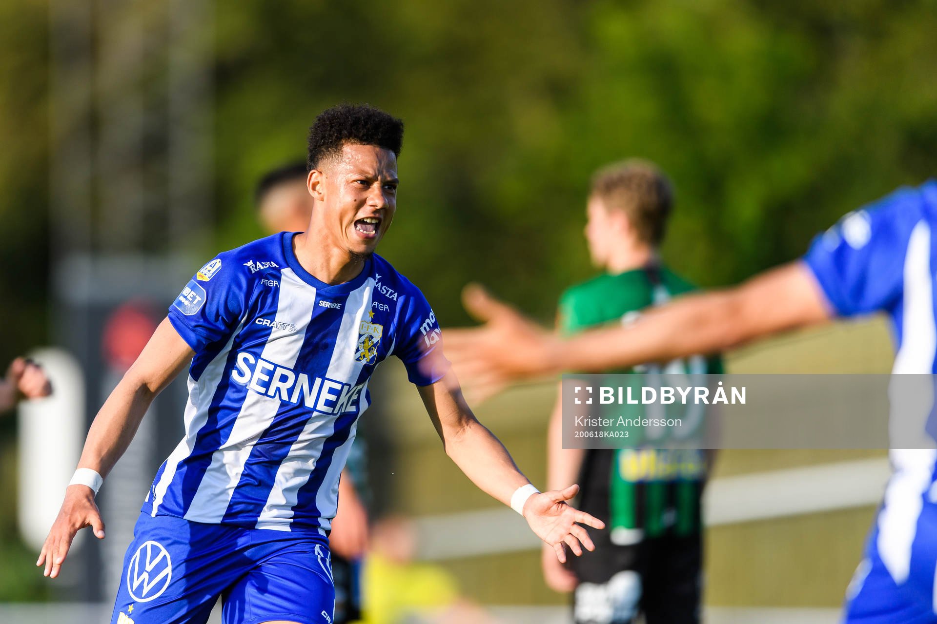 IFK Göteborgs Tobias Sana jublar