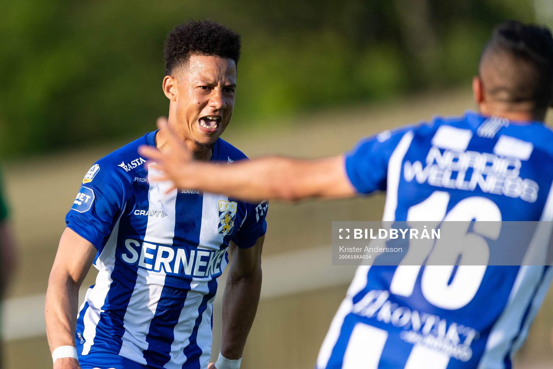 IFK Göteborgs Tobias Sana jublar