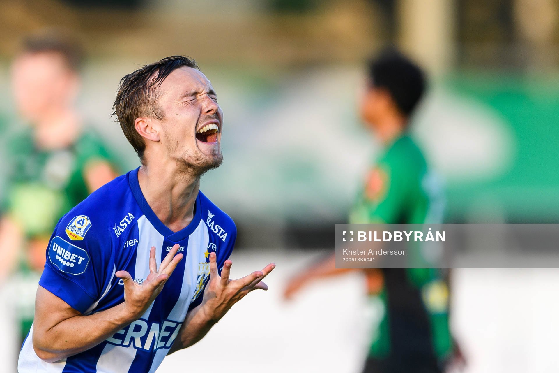 IFK Göteborgs Patrik Karlsson Lagemyr jublar