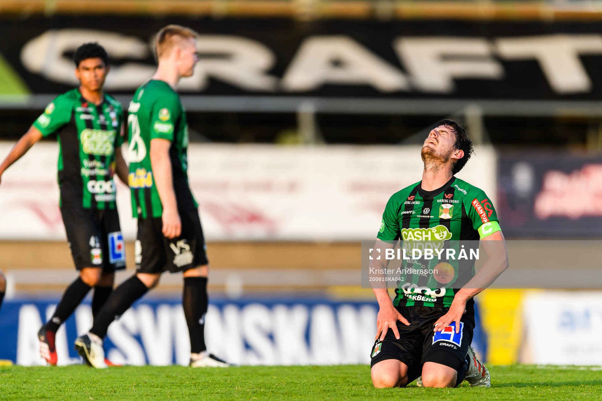 Varbergs Robin Tranberg deppar