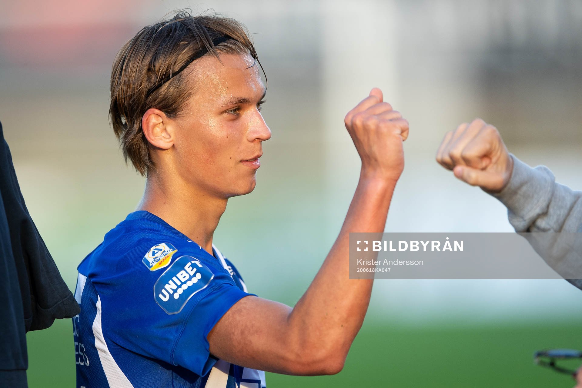 IFK Göteborgs Noah Alexandersson jublar