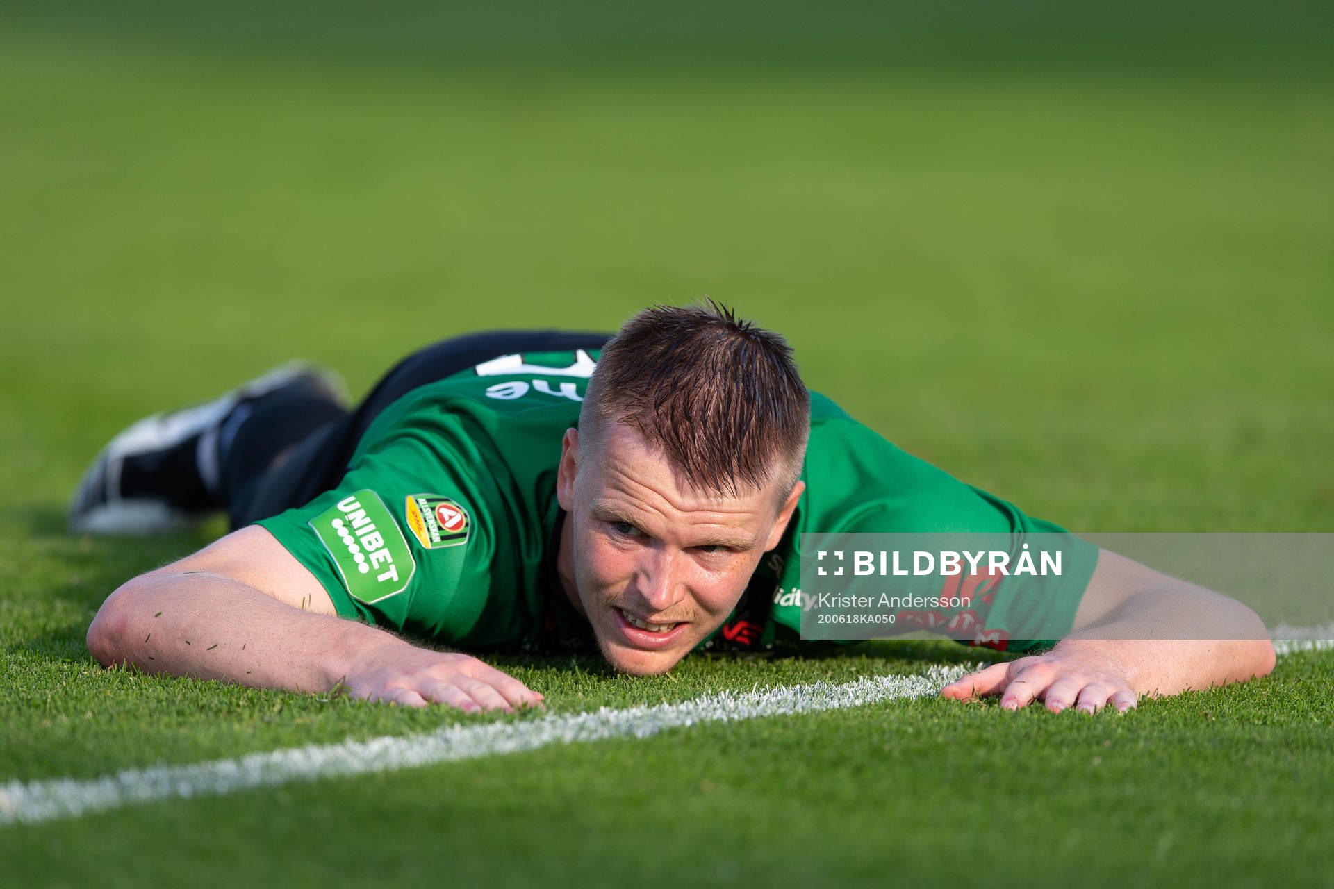 Varbergs Anton Liljenbäck deppar