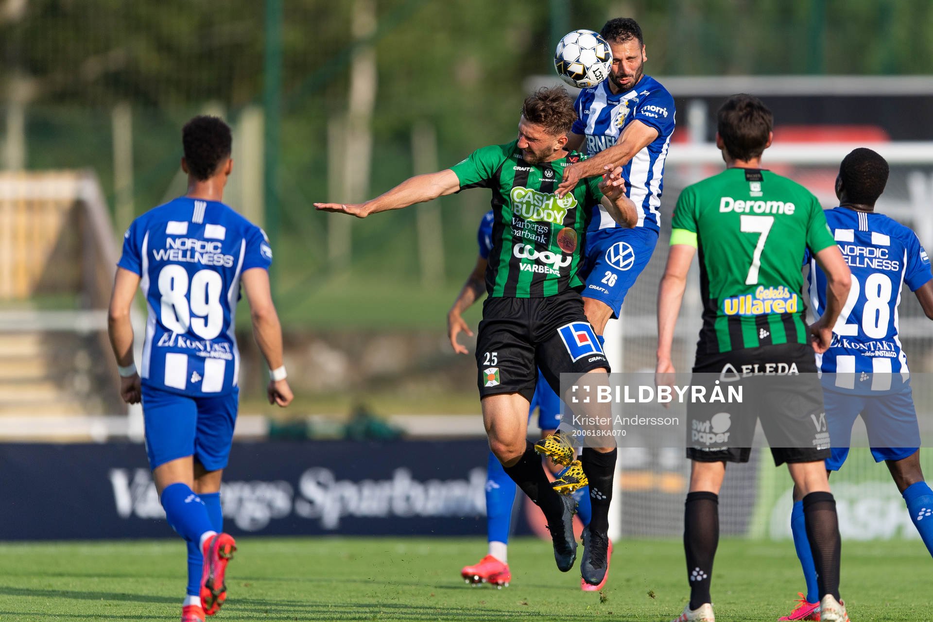 Varbergs Alibek Aliev och IFK Göteborgs André Calisir