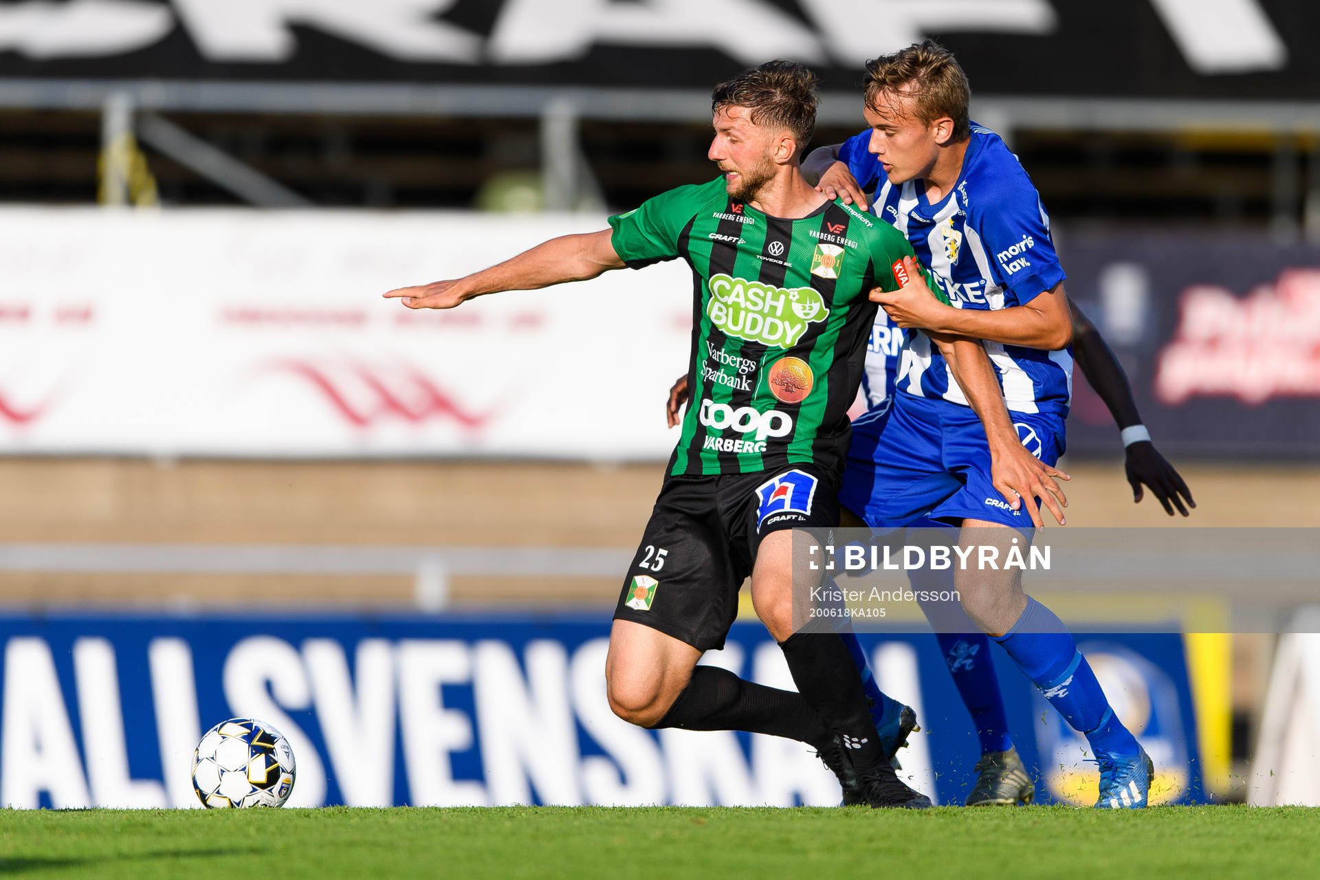 Varbergs Alibek Aliev och IFK Göteborgs Jesper Tolinsson