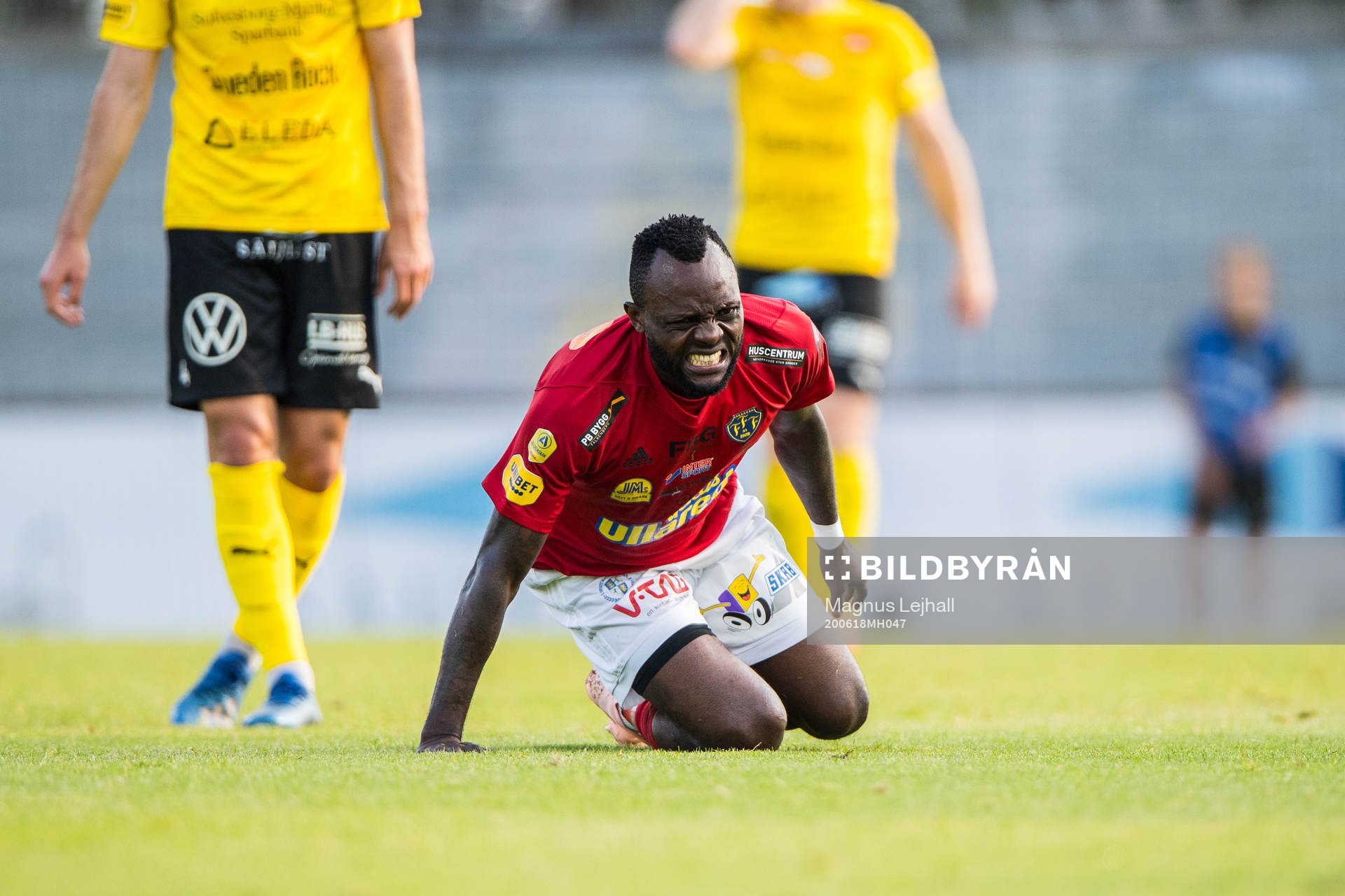 Falkenbergs John Chibuike   har ont