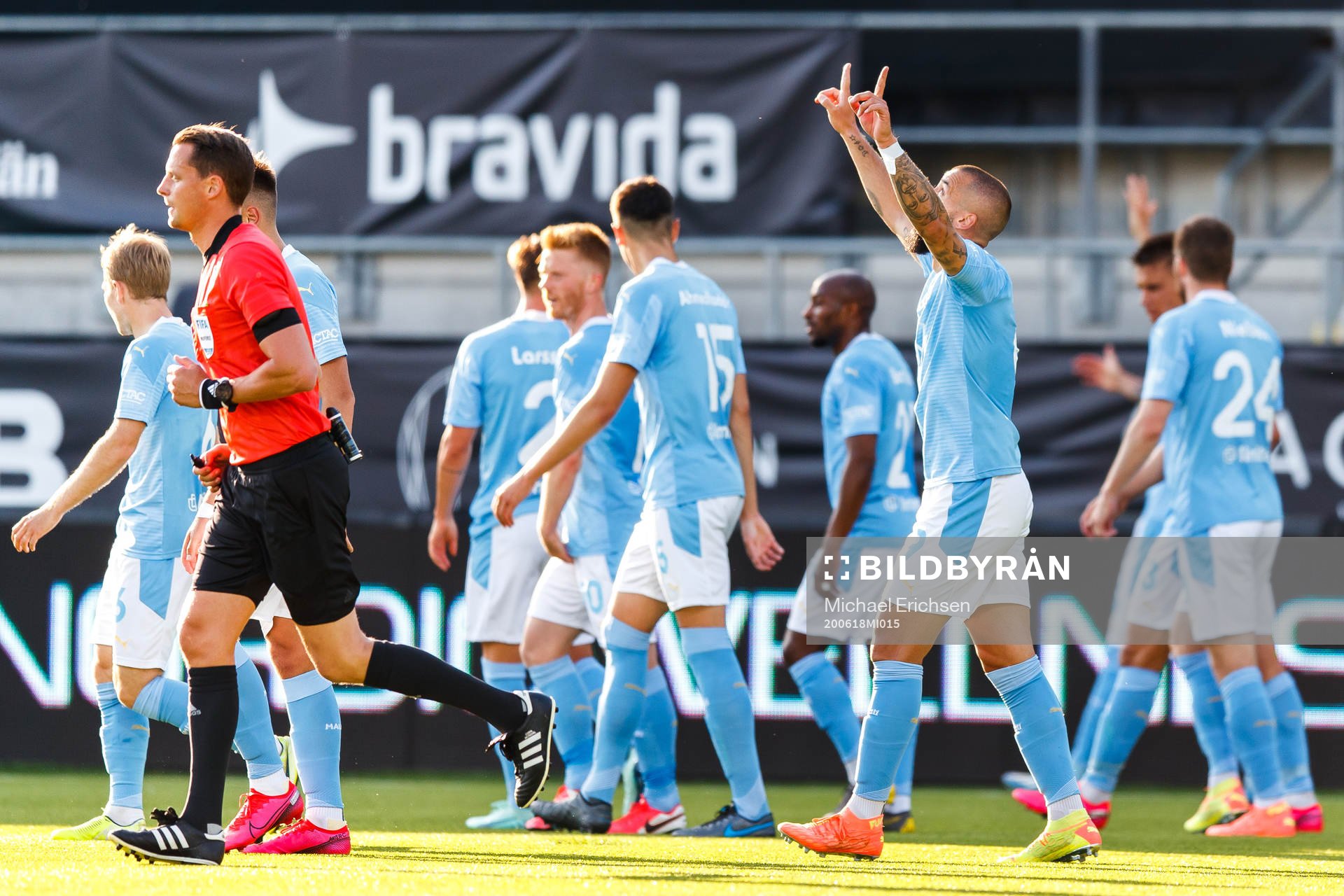 Malmö FFs Guillermo Molins jublar