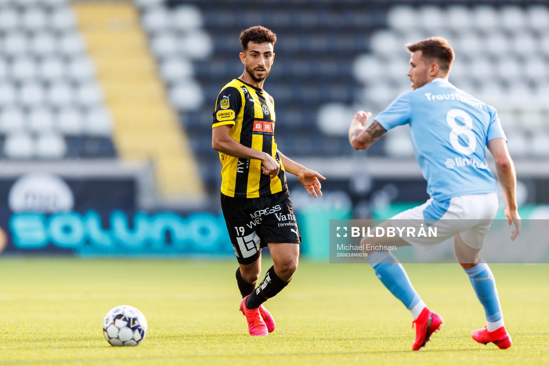 Häckens Daleho Irandust och Malmö FFs Arnór Traustason