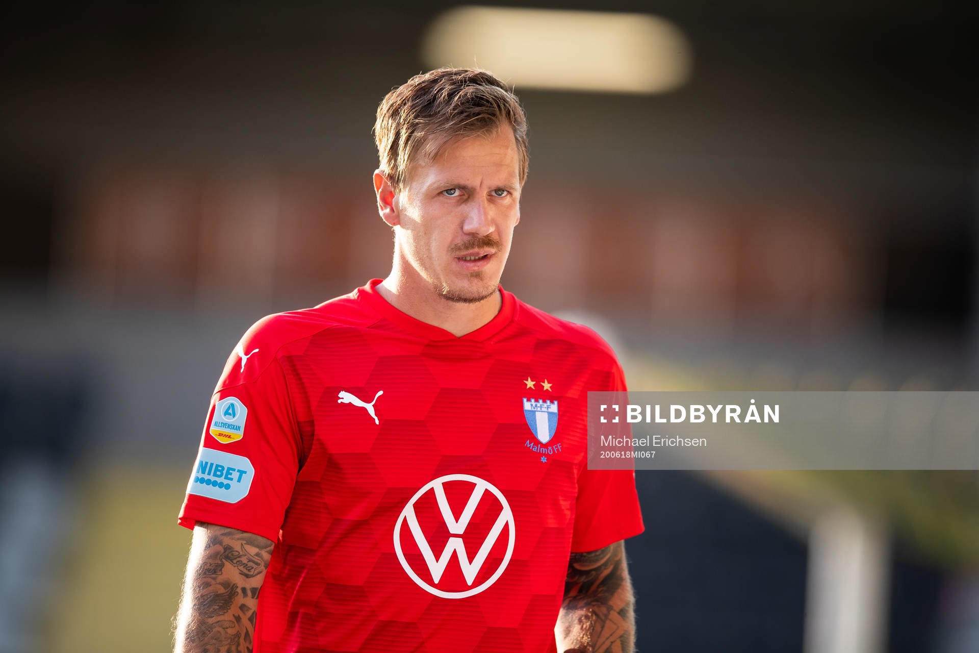 Malmö FFs målvakt Johan Dahlin
