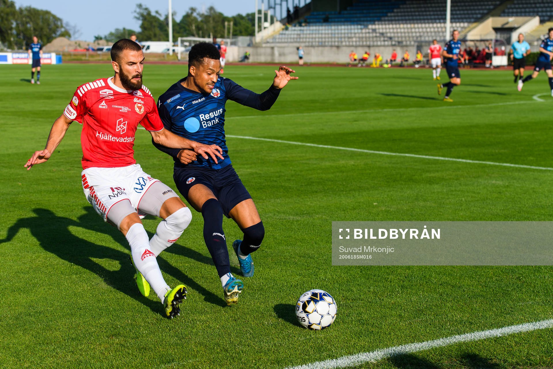 Kalmars Filip Sachpekidis och Helsingborgs Martin Olsson