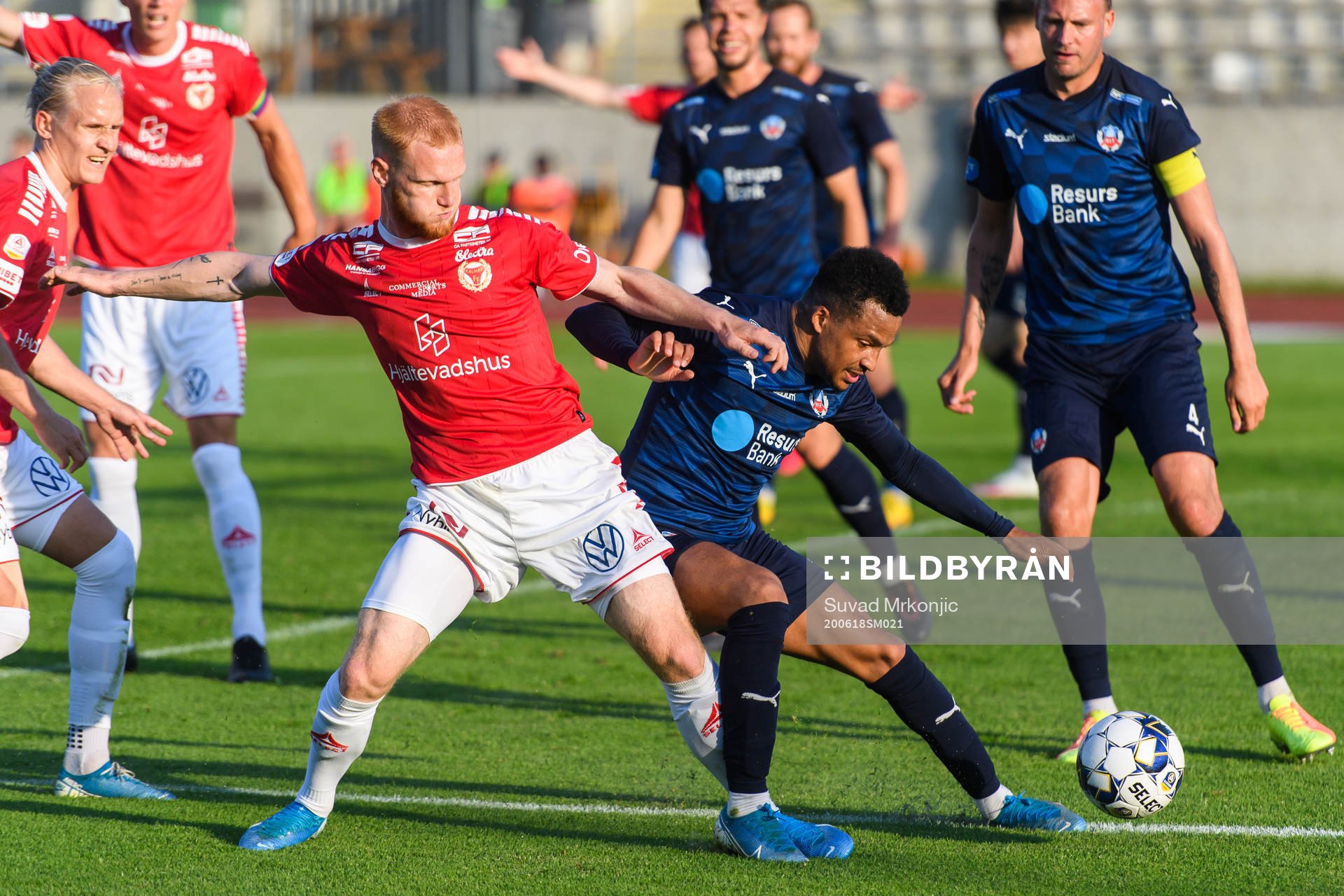 Kalmars Nils Fröling och Helsingborgs Martin Olsson