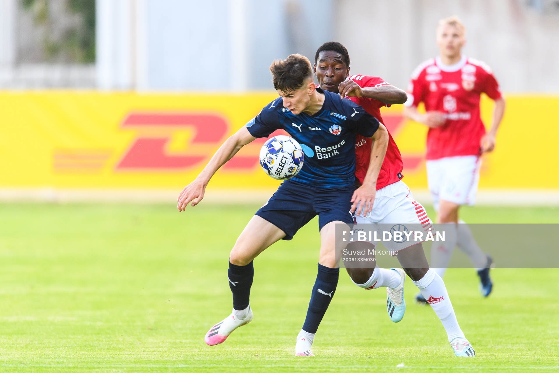 Helsingborgs Armin Gigovic och Kalmars York Rafael
