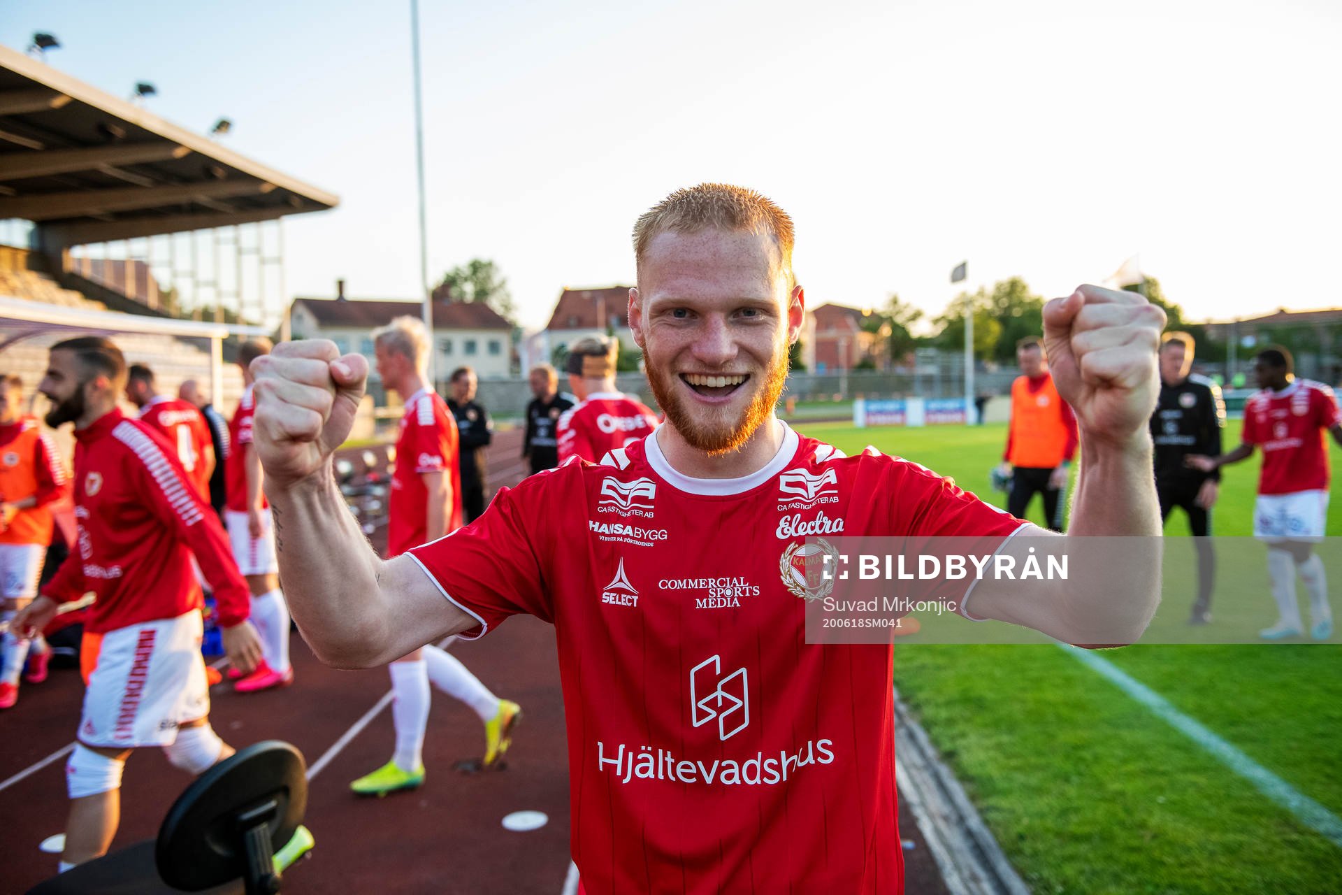 Kalmars Nils Fröling jublar