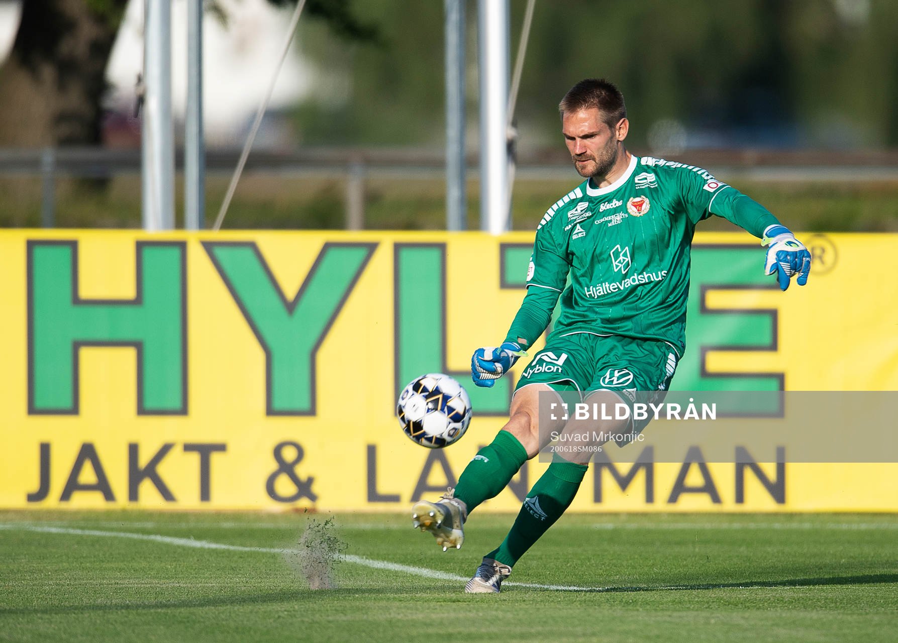 Kalmars målvakt Lucas Hägg-Johansson