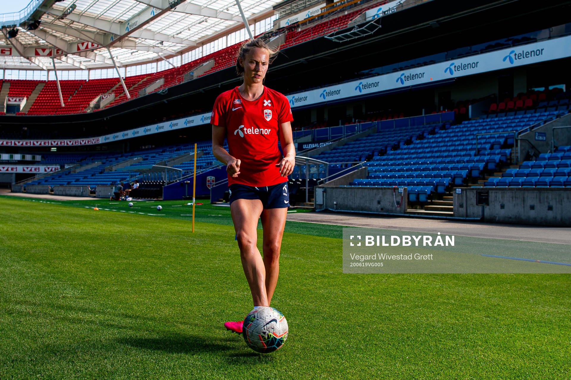 Caroline Graham Hansen of the Norwegian national football