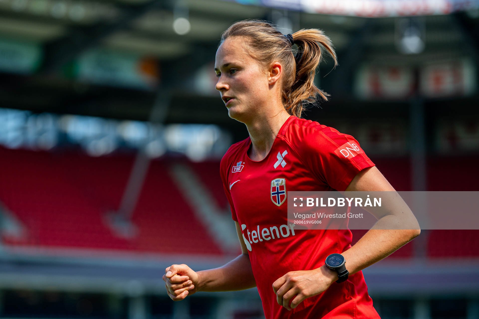 Caroline Graham Hansen of the Norwegian national football