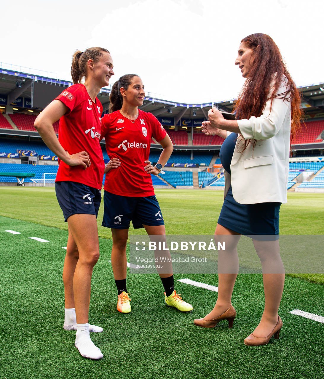 Caroline Graham Hansen and Ingrid Moe Wold of the Norwegian