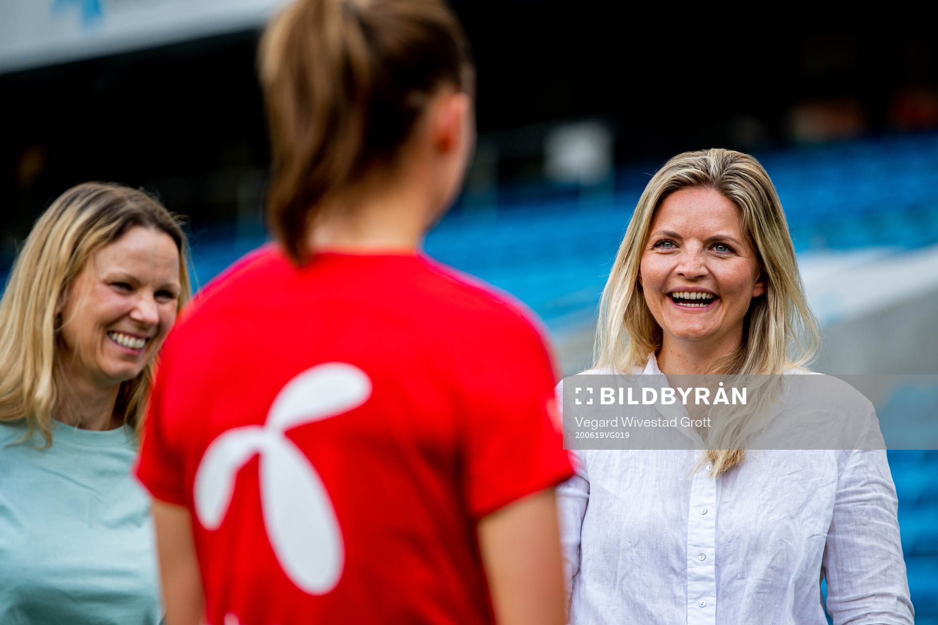 Aina Lemoen Lunde, head of marketing at DNB, and Tina