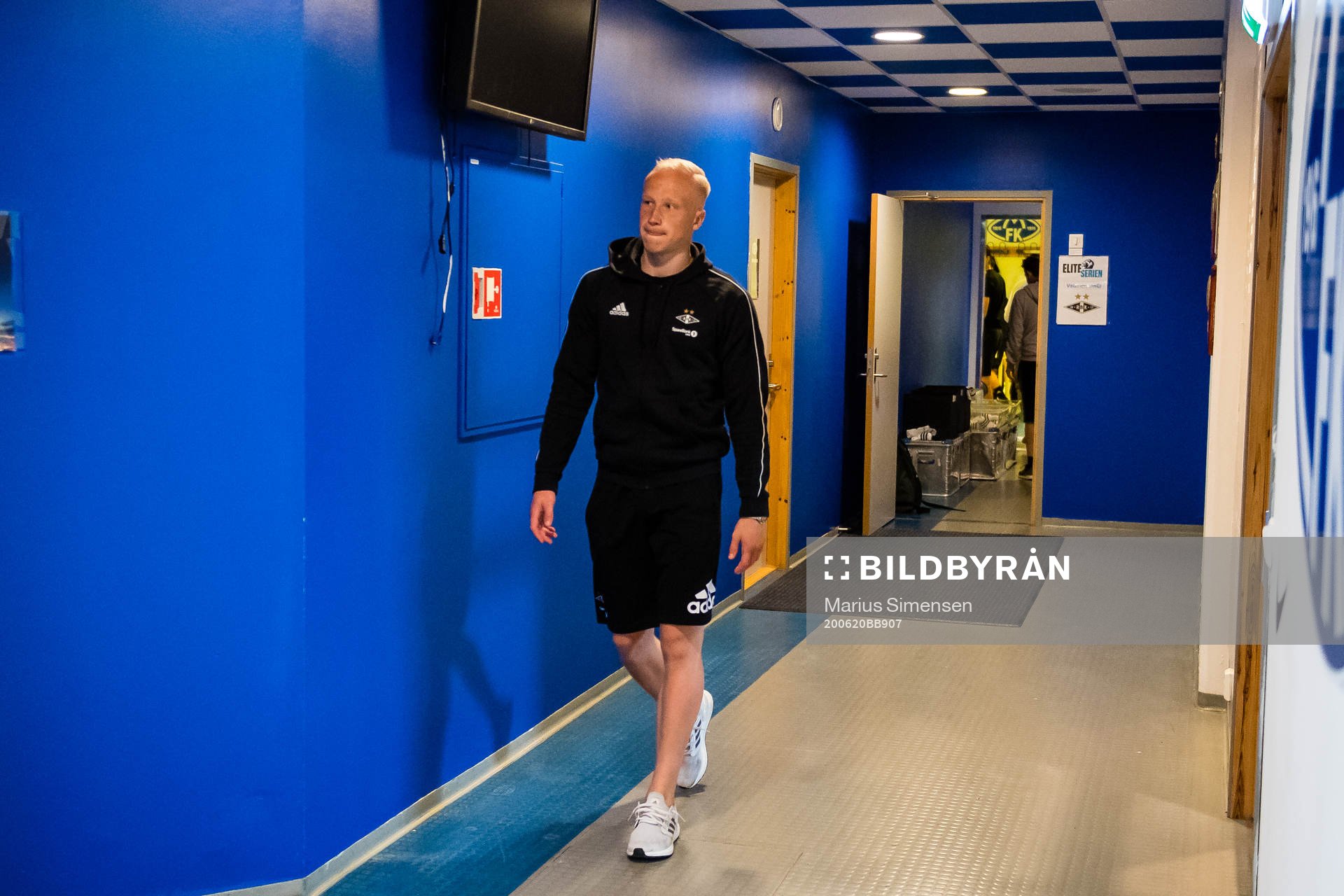 Julian Rekdahl Faye Lund of Rosenborg ahead of the Eliteserien match between Molde and Rosenborg on June 20, 2020 in Molde.