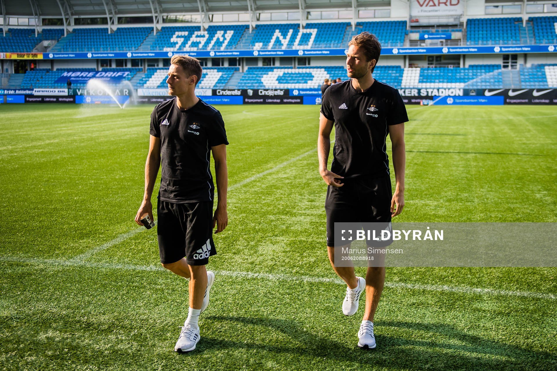 Kristoffer Zachariassen and Marius Lundemo of Rosenborg