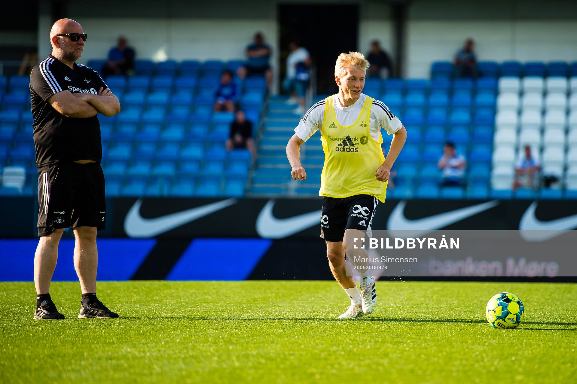 Karl Oskar Emberland, assistant coach of Rosenborg, and