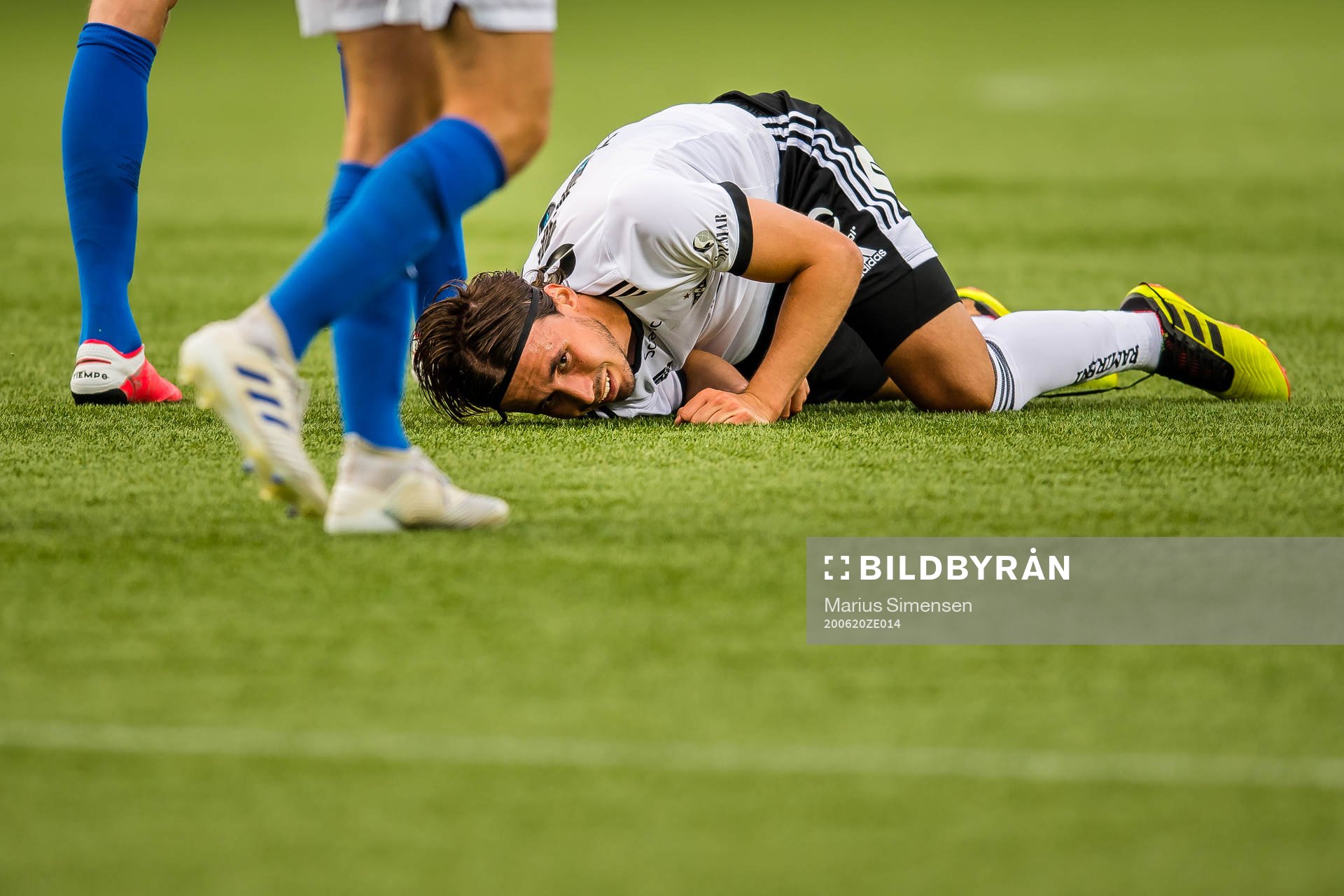 Anders Trondsen of Rosenborg looks dejected