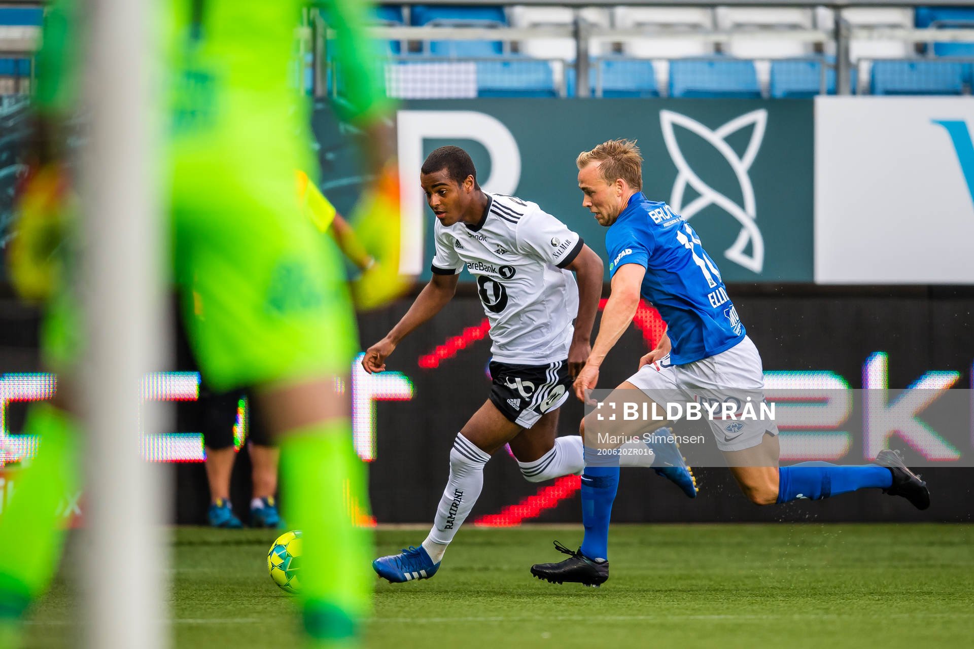 Emil Konradsen Ceide of Rosenborg and Martin Skjelbreid