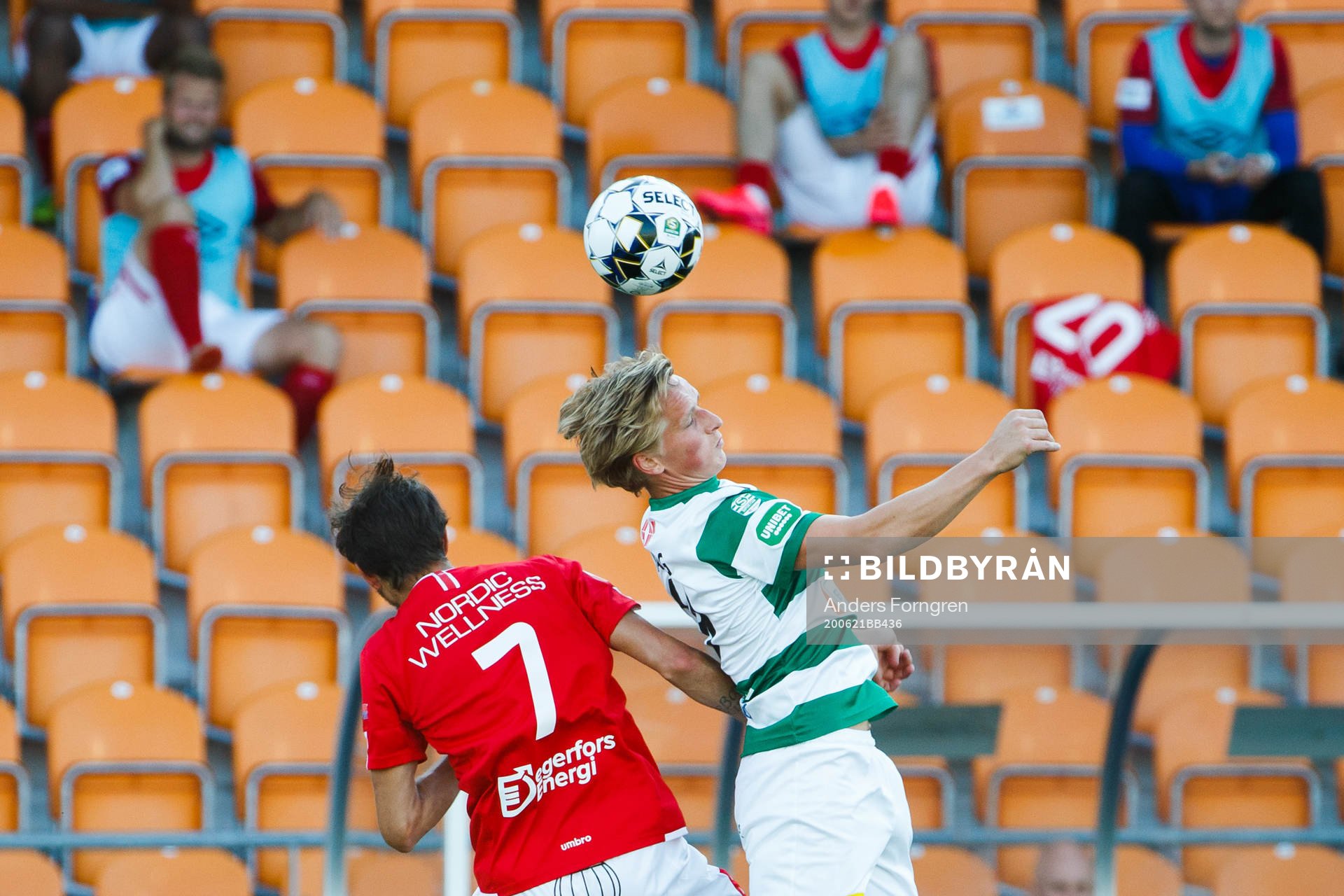 Degerfors Sebastian Olsson och Västerås Brian Span
