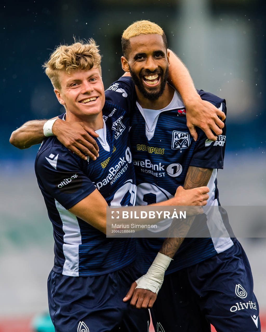Sondre Sørli of Kristiansund celebrates