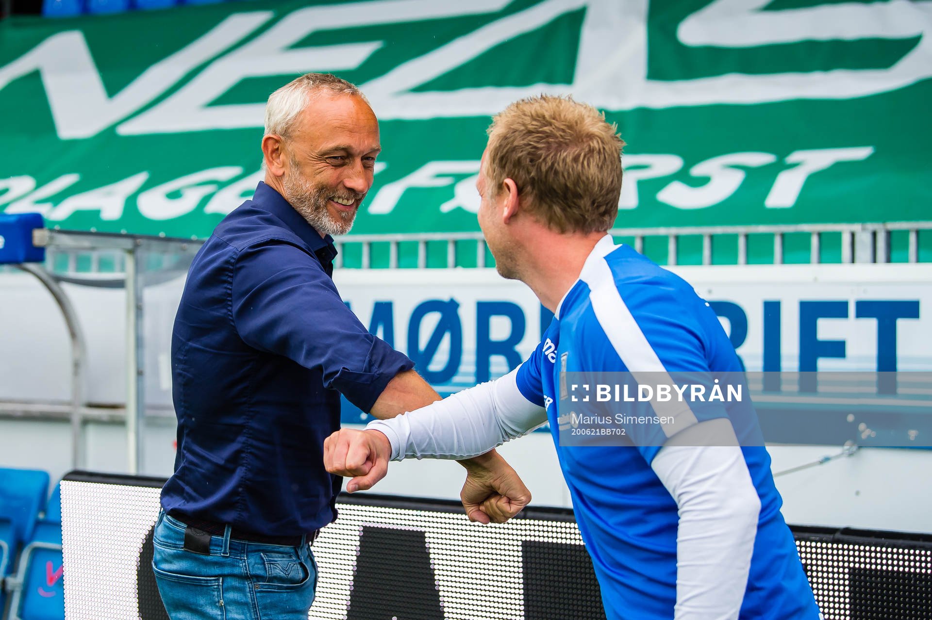 Lars Bohinen, head coach of Aalesund, and Christian