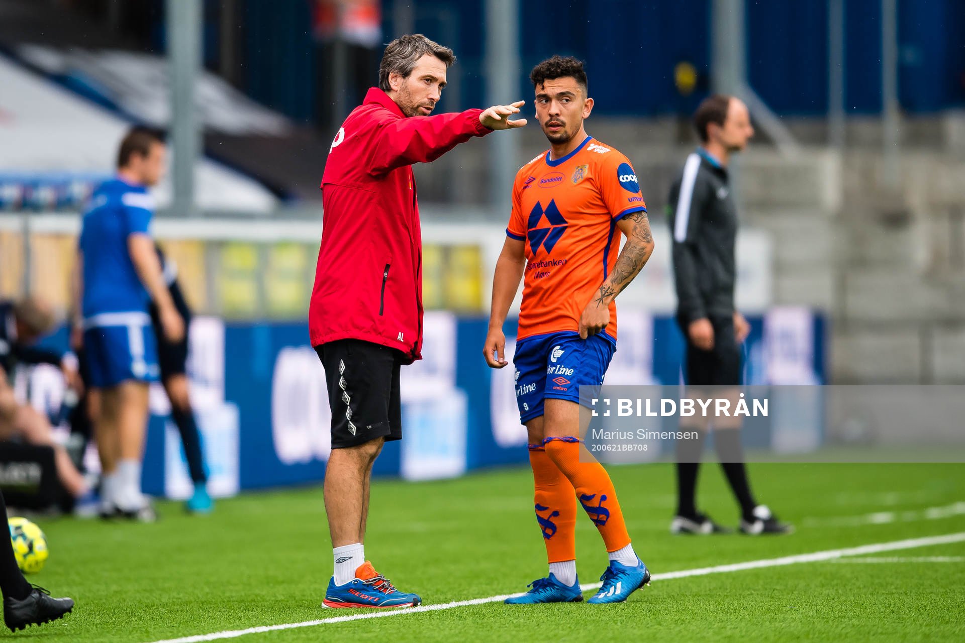 Andrea Loberto, assistant coach of Aalesund, and Niklas