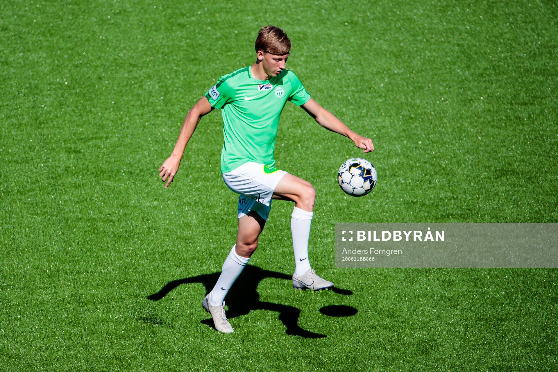 Albin Sporrong  fotbollsmatchen i Superettan  mellan
