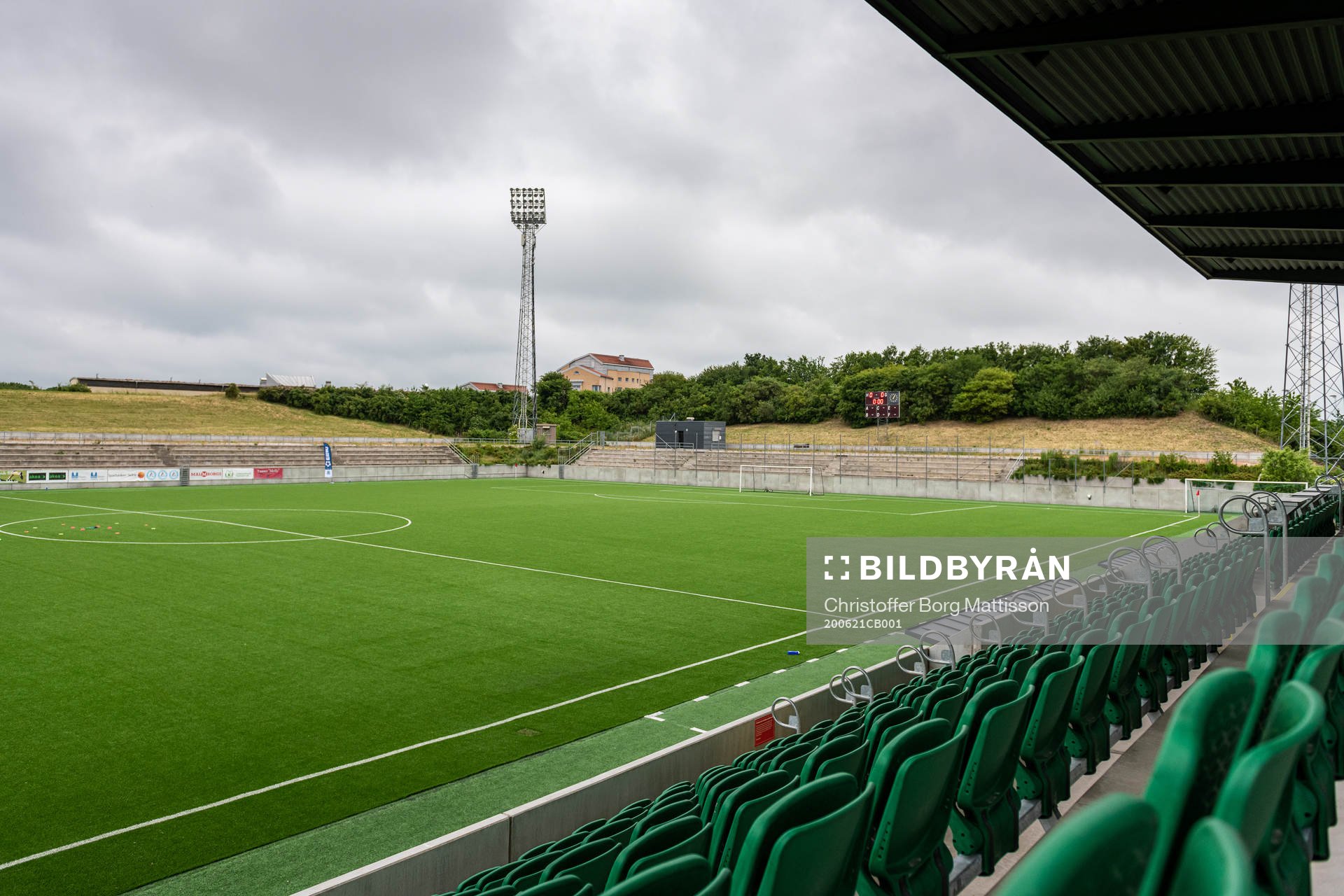Interiör vy över Klostergårdens IP