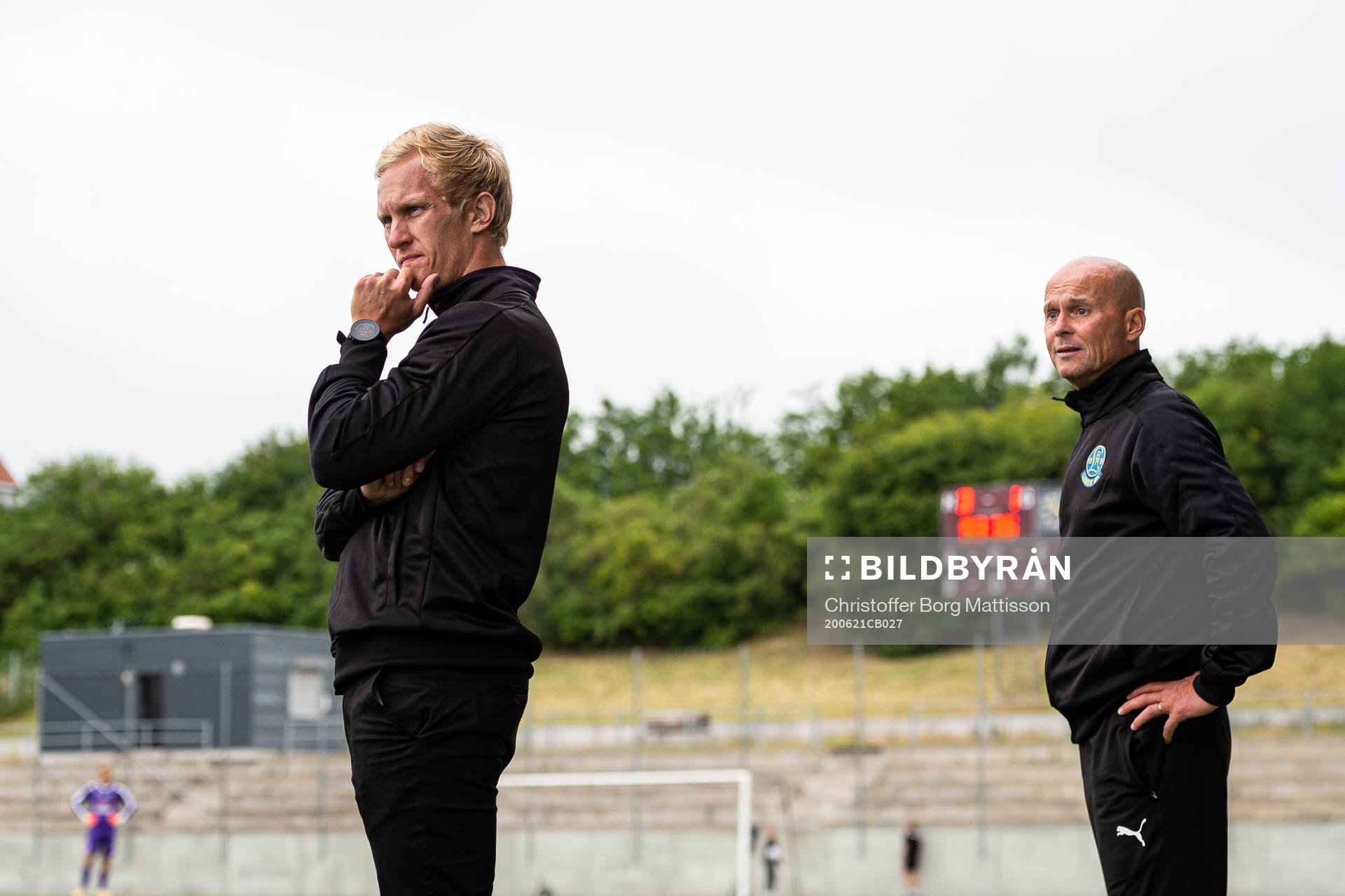 Lunds tränare Ted Waltersson-Larsson och Anders Grimberg
