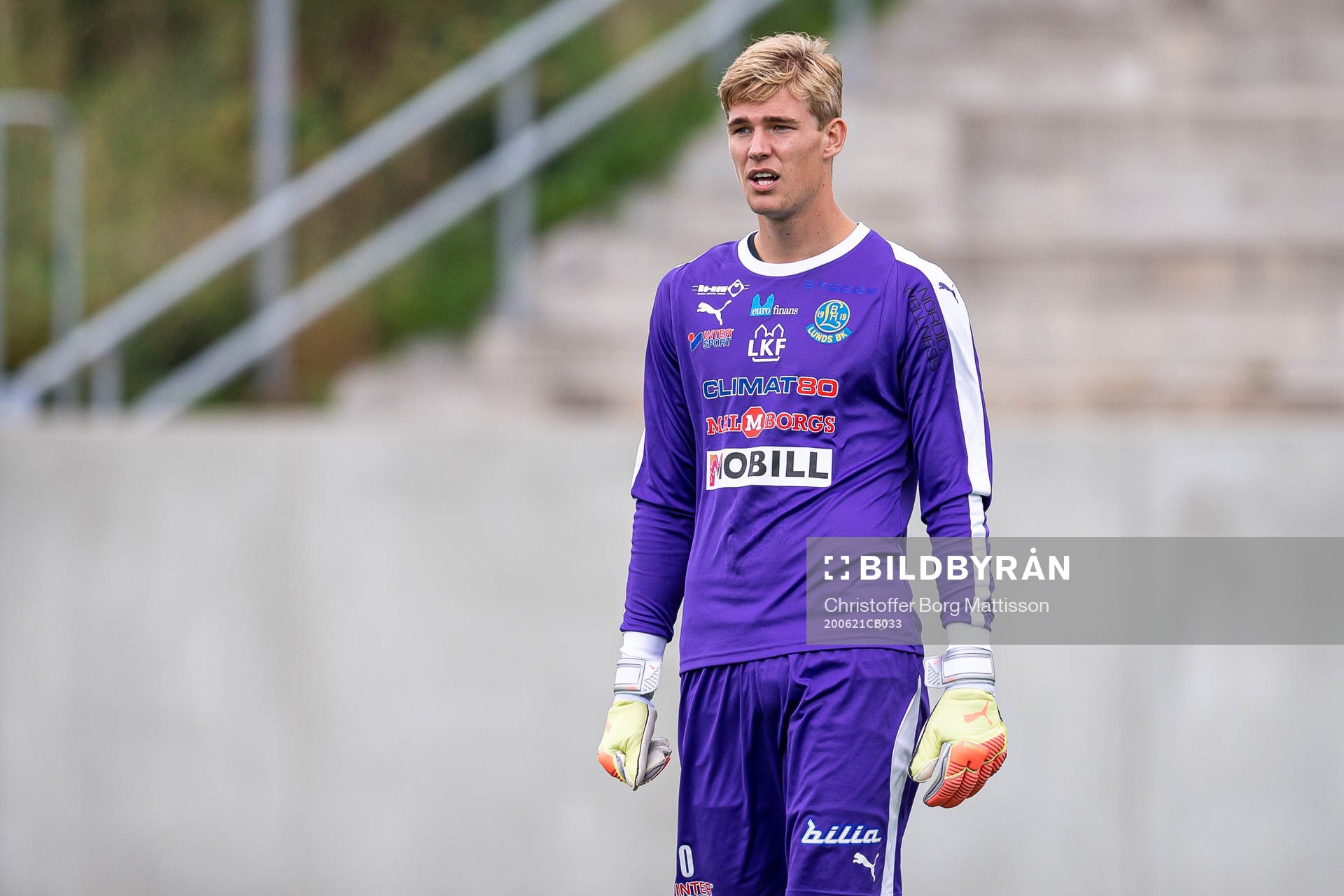 Lunds målvakt Mathias Nilsson
