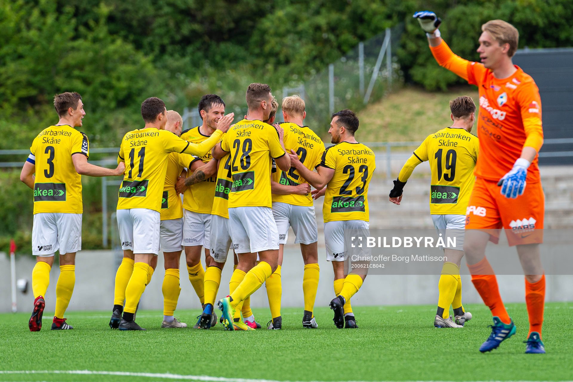 Lunds spelare jublar