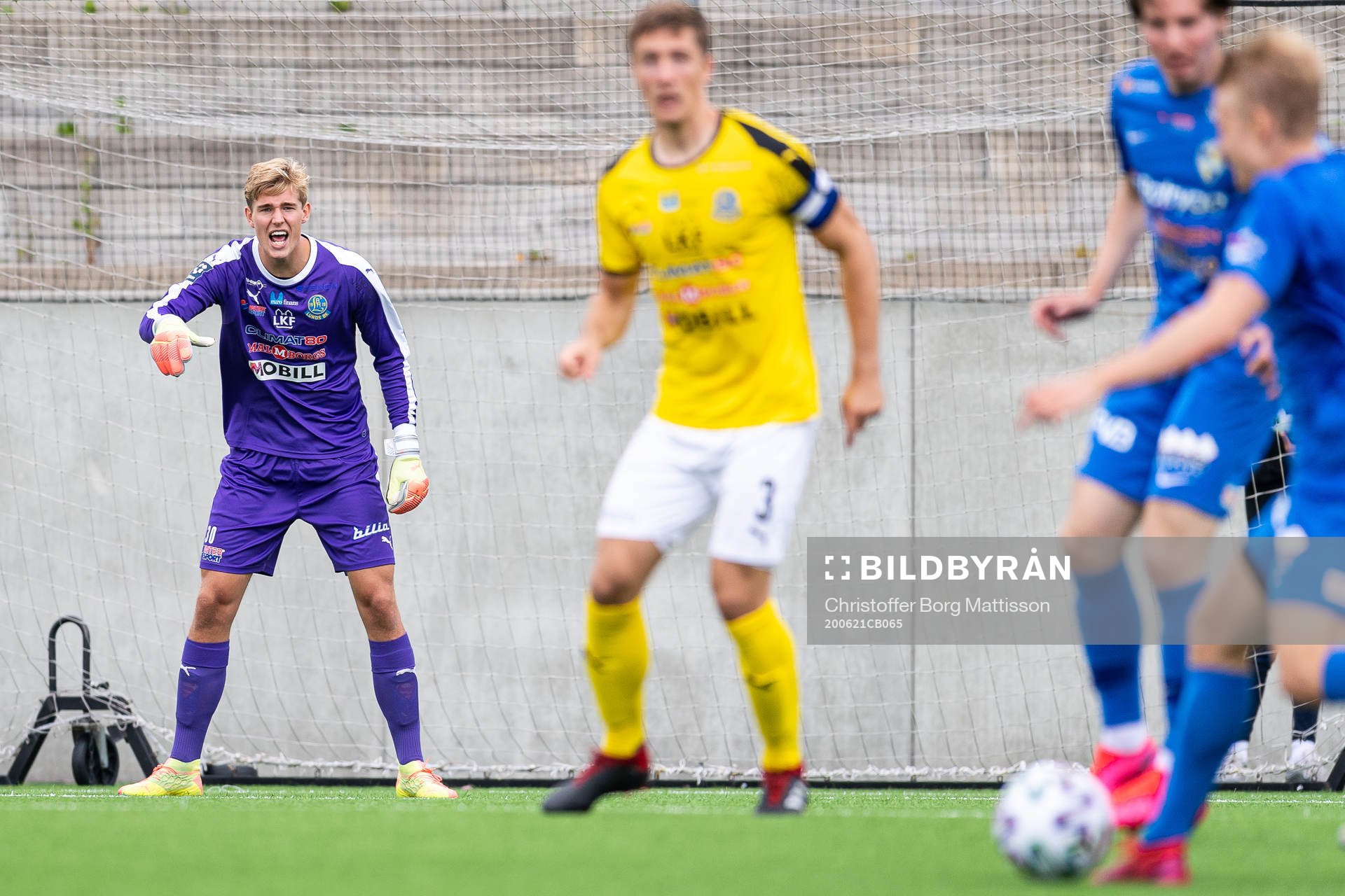 Lunds målvakt Mathias Nilsson
