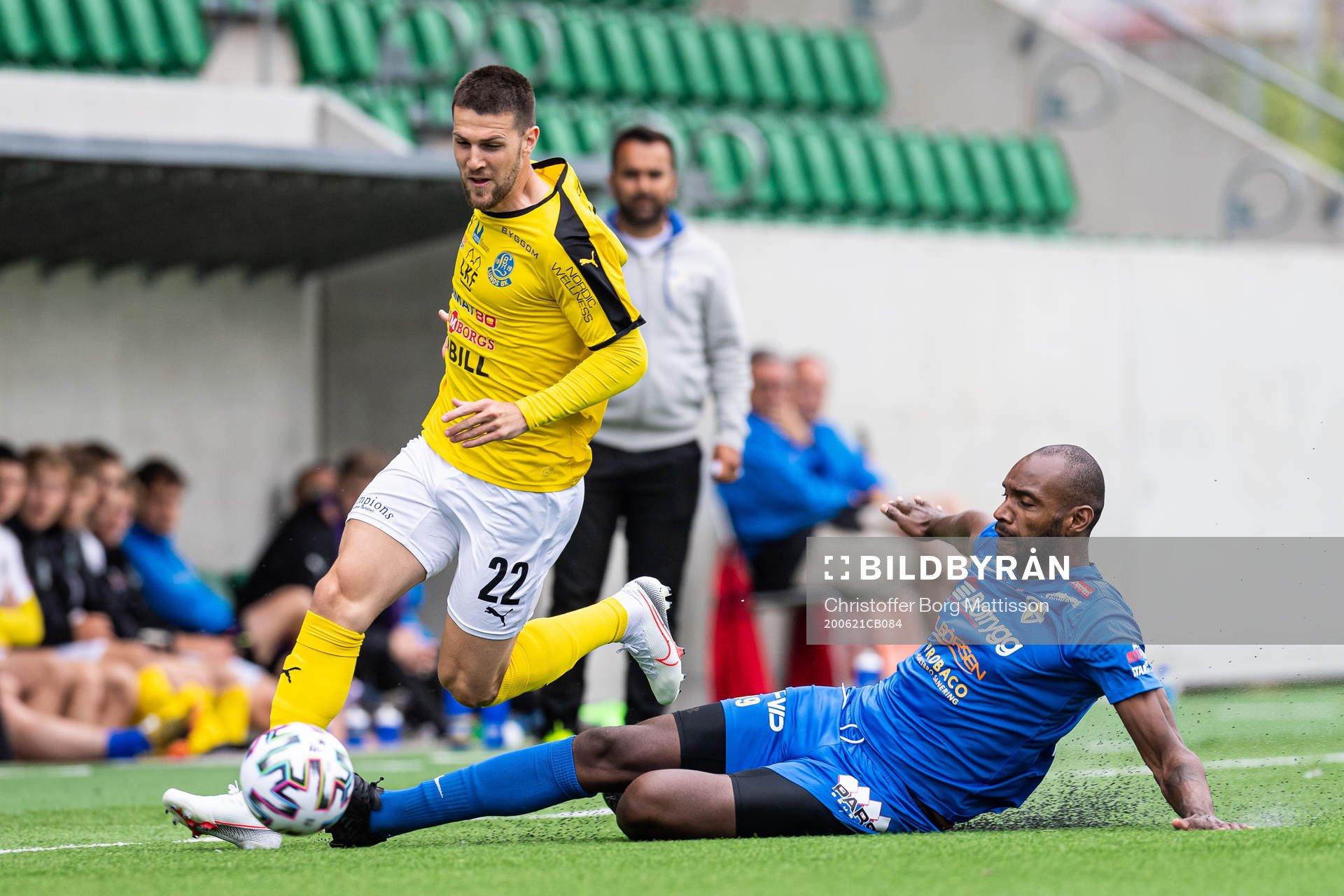 Lunds Oliver Stojanovic Fredin och Almir Gullit dos Santos