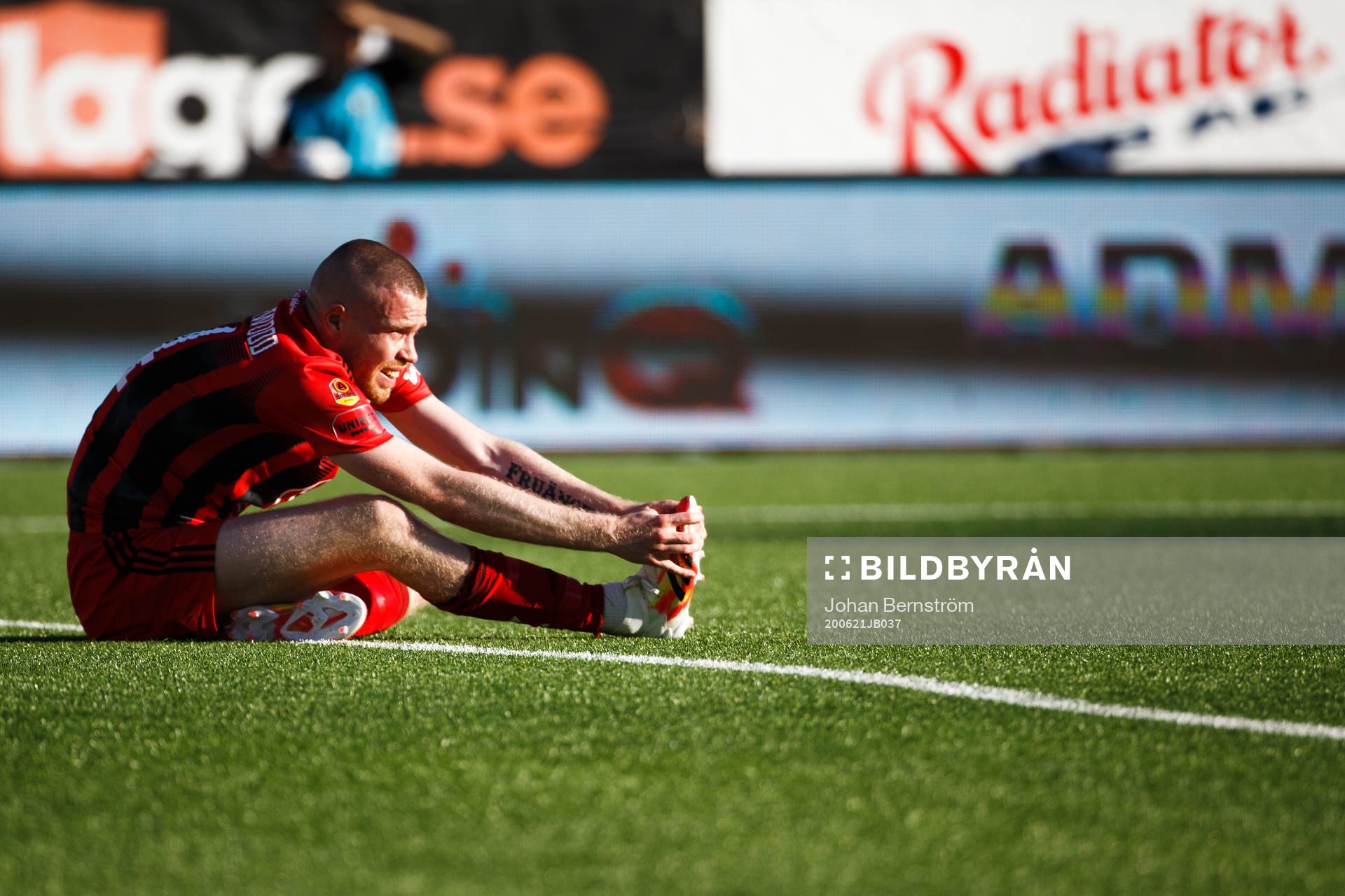 Östersunds Thomas Isherwood har ont