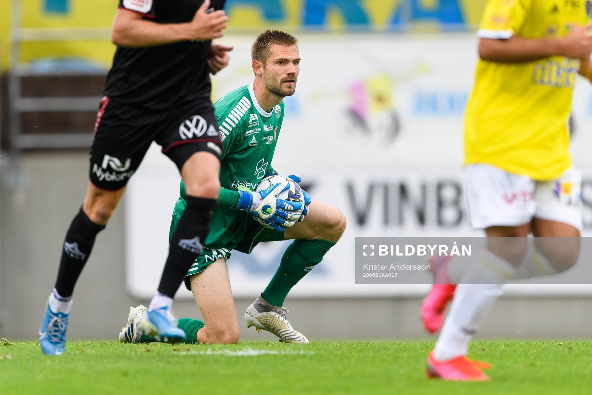 Kalmars målvakt Lucas Hägg Johansson