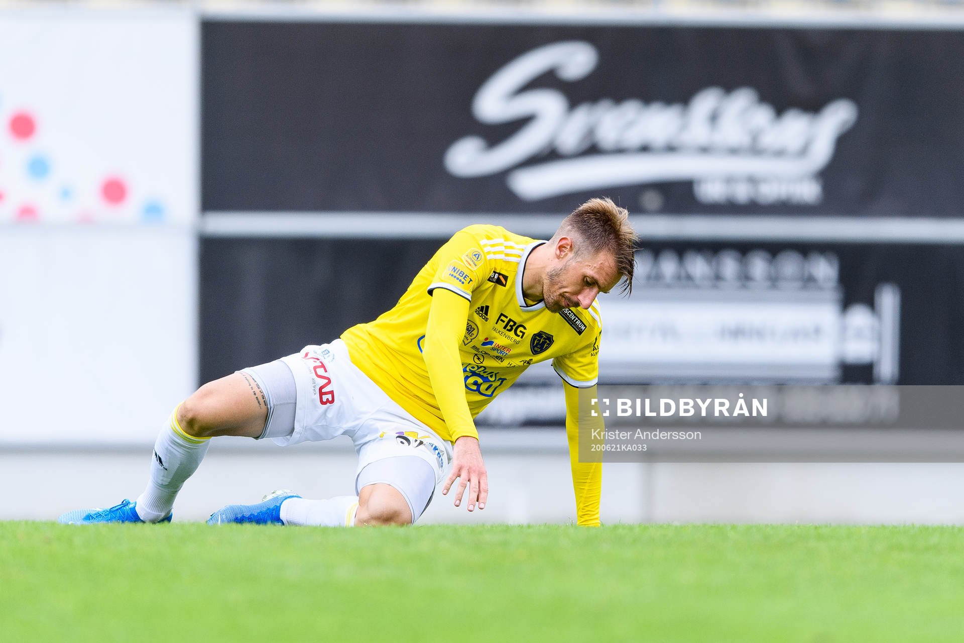 Falkenbergs Tobias Karlsson deppar