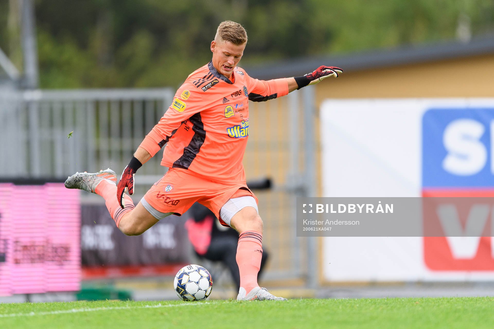 Falkenbergs målvakt Johan Brattberg